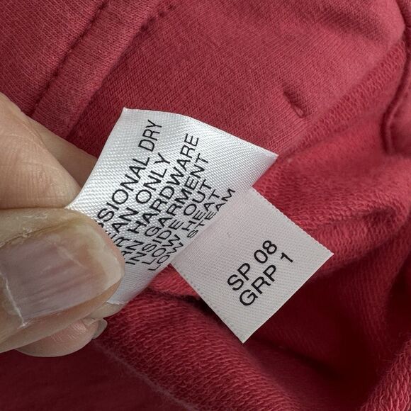 St. John Sport Golf Sweater Jacket Womens S Knit Velvet Zip Studded Preppy Pink - Picture 9 of 9